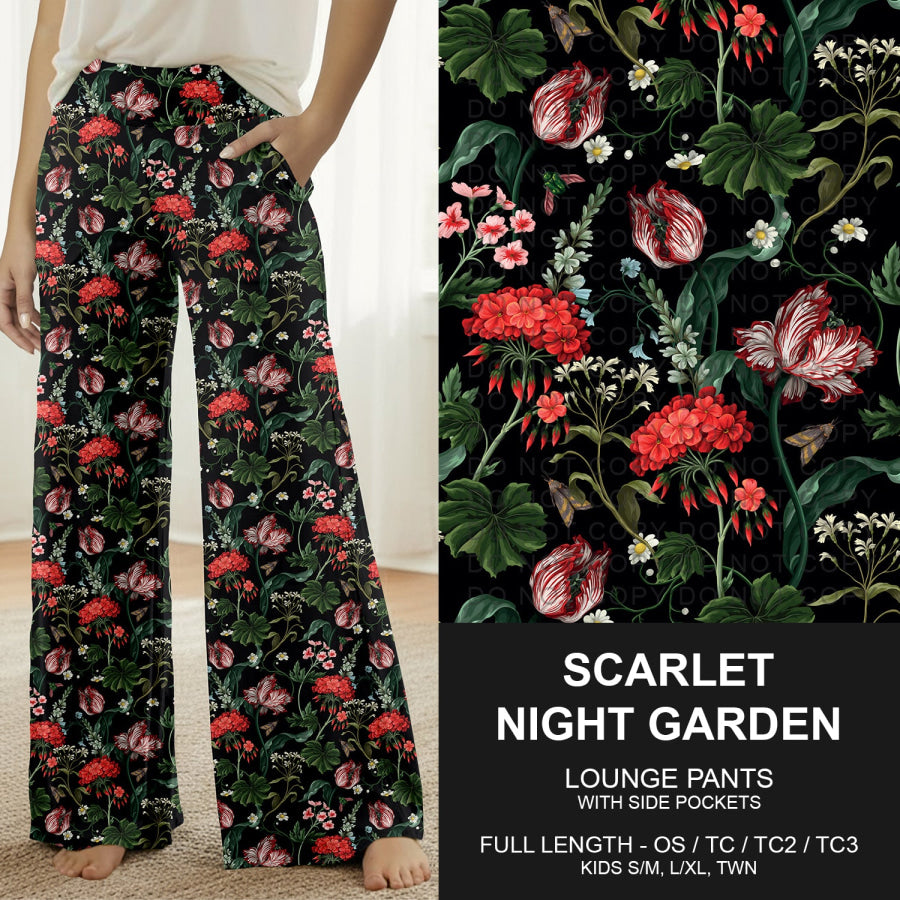 Preorder Custom Styles - Scarlet Night Garden - Closes 9 Dec - ETA early Mar 2026 Loungewear