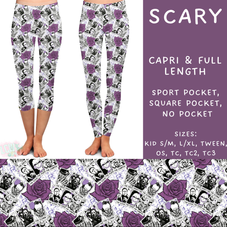 Preorder Custom Styles - Scary - Closes 27 Jan - ETA late Apr 2025 Leggings