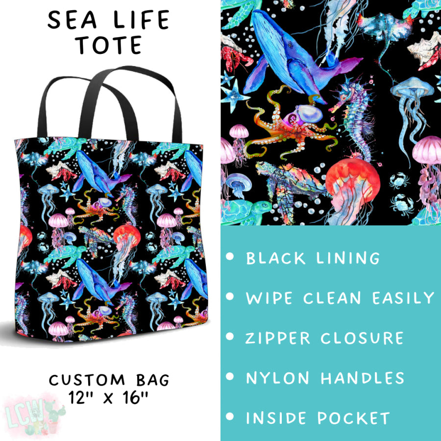 Preorder Custom Styles - Sea Life - Closes 20 Mar - ETA mid Jun 2025 Leggings