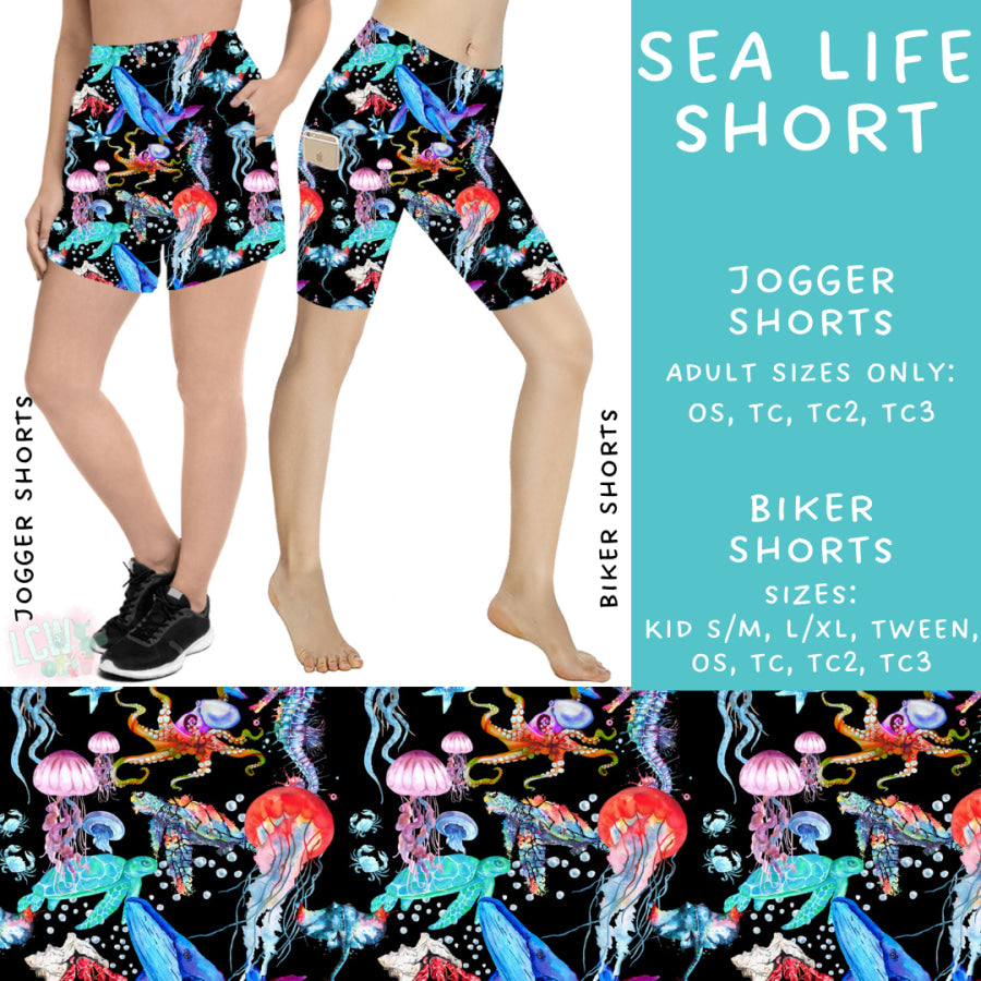 Preorder Custom Styles - Sea Life - Closes 20 Mar - ETA mid Jun 2025 Leggings