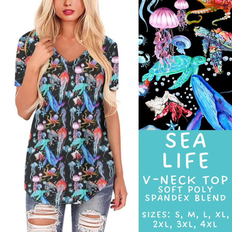 Preorder Custom Styles - Sea Life - Closes 20 Mar - ETA mid Jun 2025 Leggings