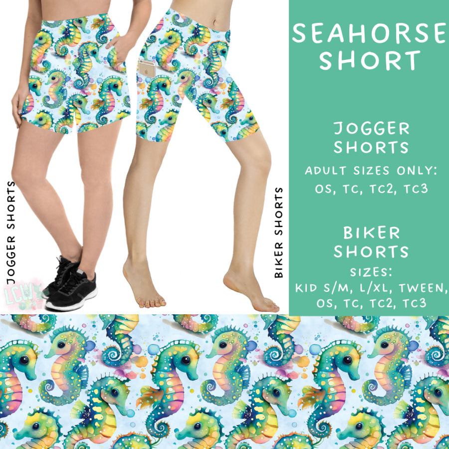 Preorder Custom Styles - Seahorse - Closes 20 Mar - ETA mid Jun 2025 Leggings