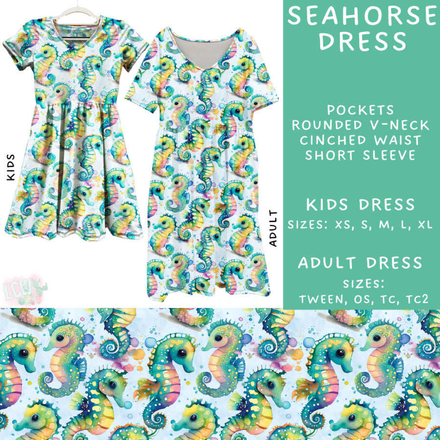 Preorder Custom Styles - Seahorse - Closes 20 Mar - ETA mid Jun 2025 Leggings