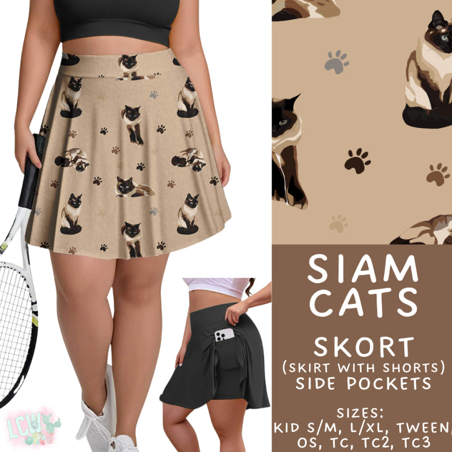 Preorder Custom Styles Siam Cats Closes 11 Sep ETA late Nov 2025 Leggings
