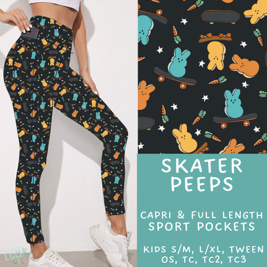 Preorder Custom Styles - Skater Peeps - Closes 30 Jan - ETA late Apr 2025 Leggings