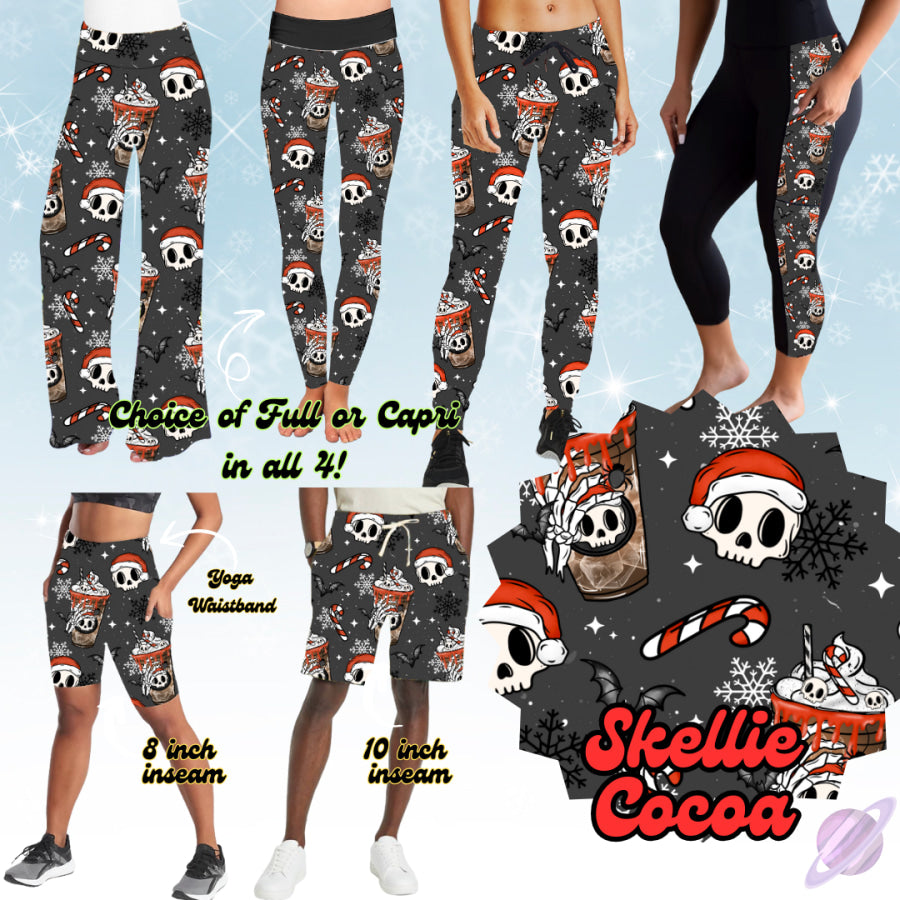 PREORDER Custom Styles Skellie Cocoa Closes 12 Sep ETA mid Dec 2025 Leggings