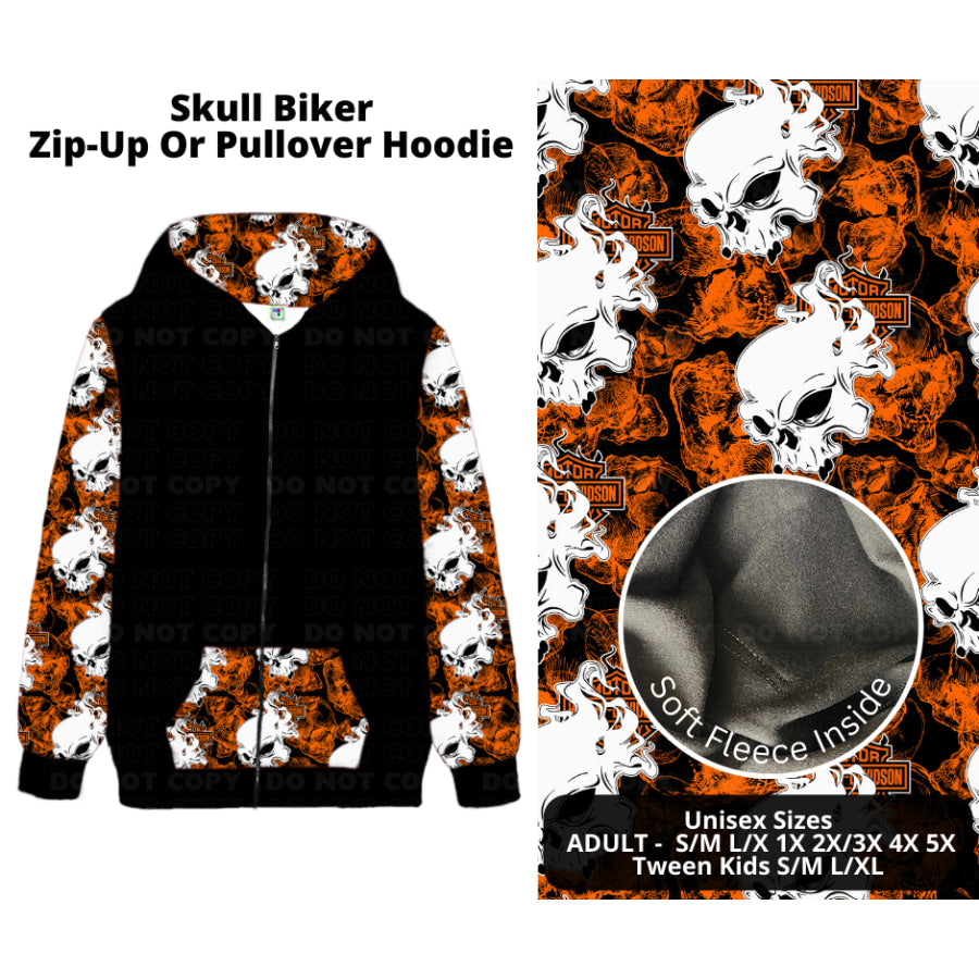 PREORDER Custom Styles - Skull Biker - Closes 27 Nov - ETA late Feb 2025 Leggings