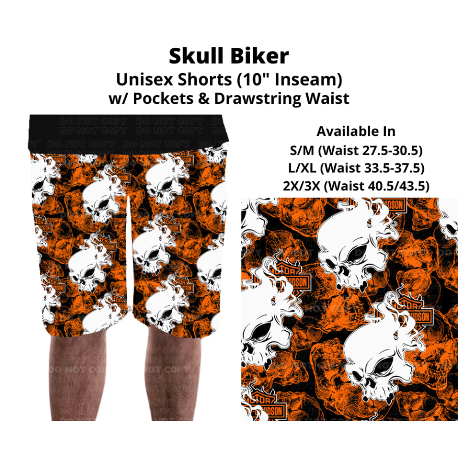 PREORDER Custom Styles - Skull Biker - Closes 27 Nov - ETA late Feb 2025 Leggings