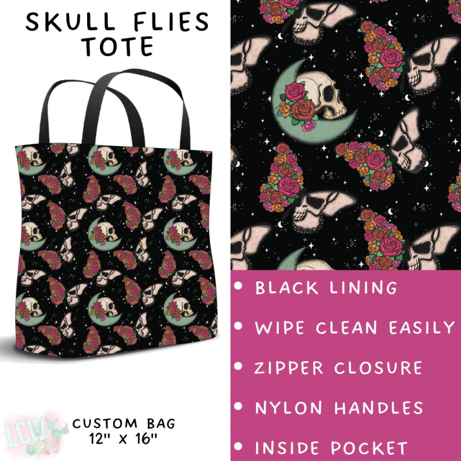 Preorder Custom Styles - Skull Flies - Closes 6 Dec - ETA late Feb 2025 Leggings