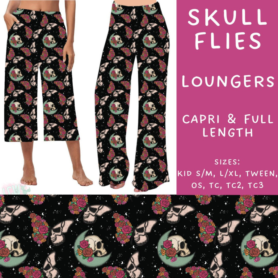 Preorder Custom Styles - Skull Flies - Closes 6 Dec - ETA late Feb 2025 Leggings