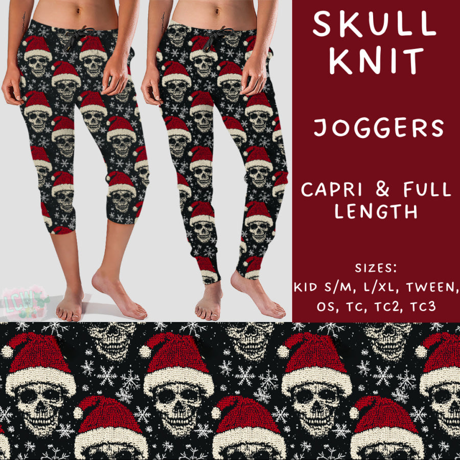 Preorder Custom Styles - Skull Knit - Closes 31 Oct - ETA early Jan 2025 Leggings