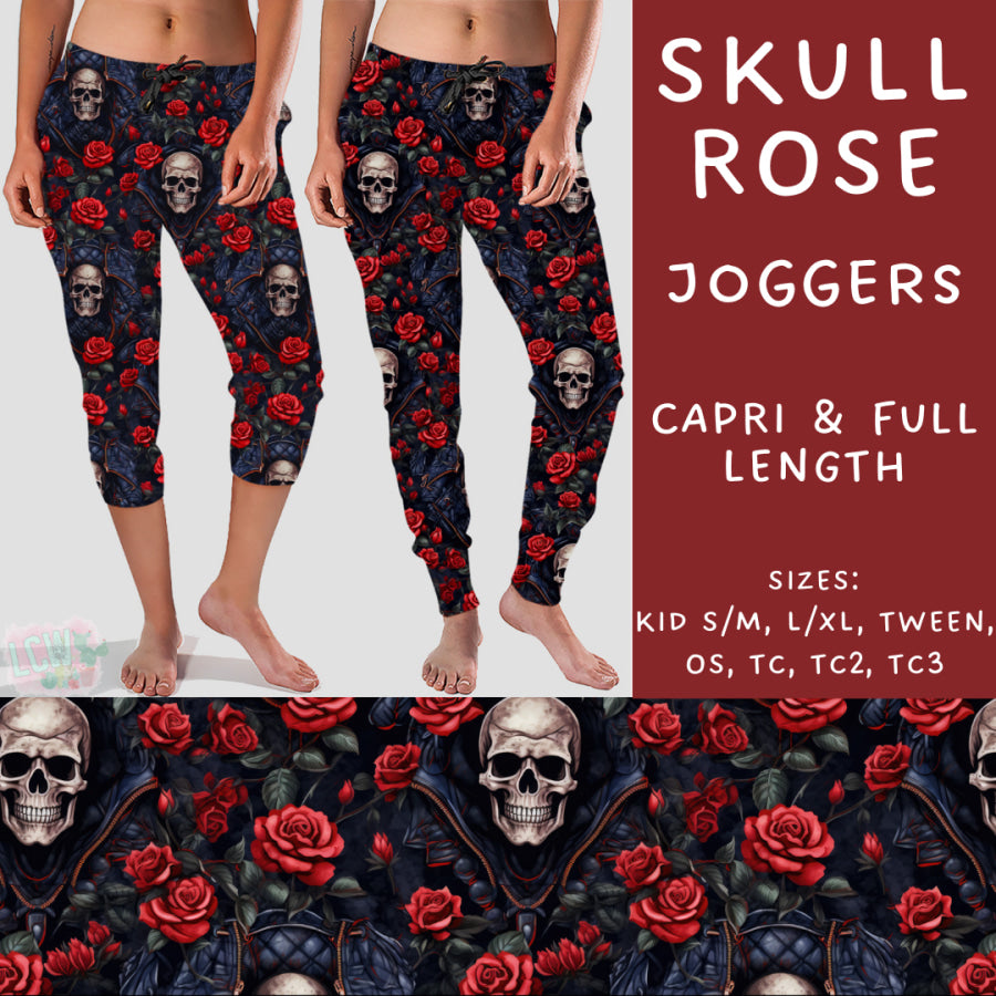 Preorder Custom Styles - Skull Rose - Closes 10 Jan - ETA early Apr 2025 Leggings