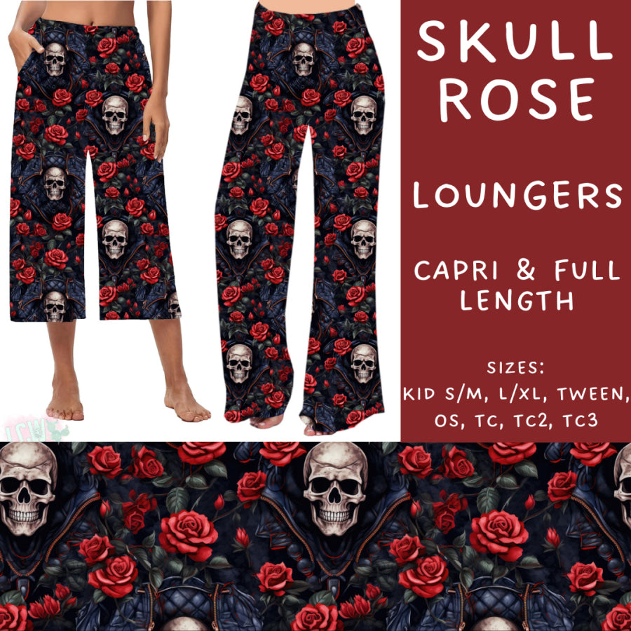 Preorder Custom Styles - Skull Rose - Closes 10 Jan - ETA early Apr 2025 Leggings