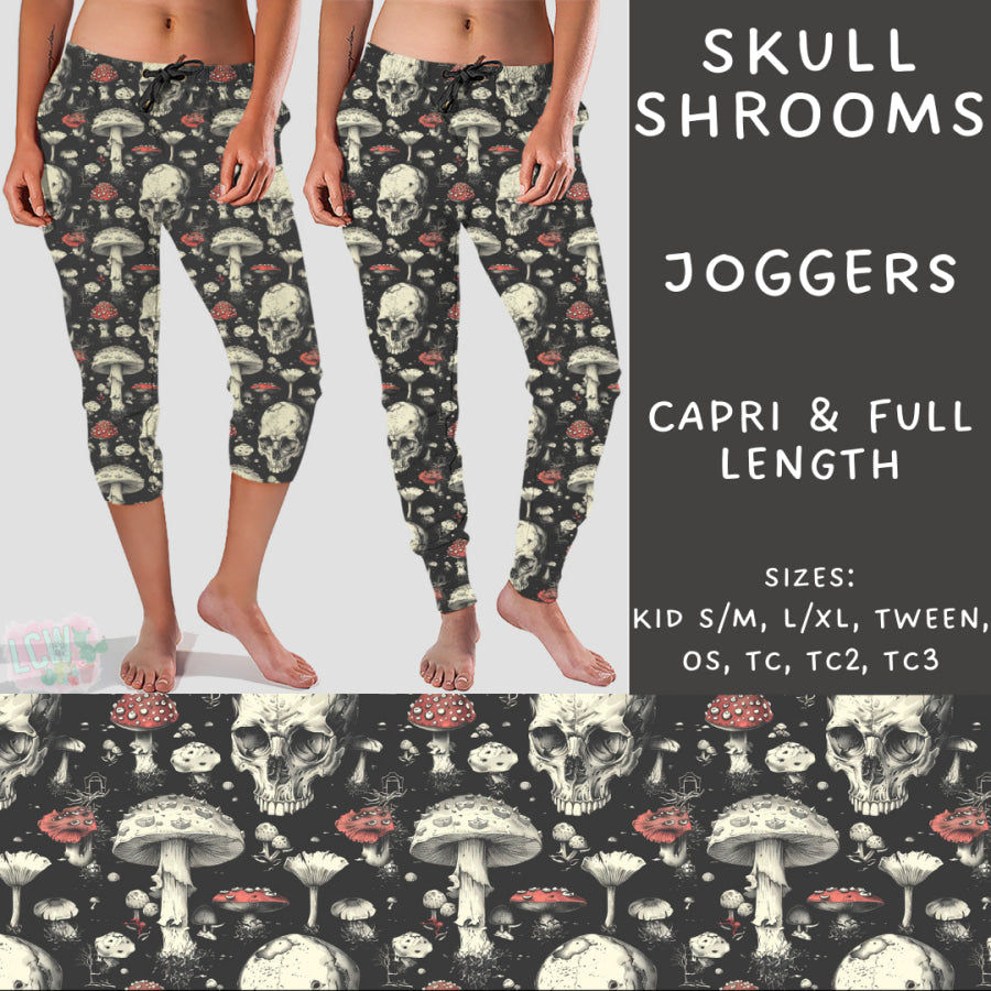 Preorder Custom Styles - Skull Shrooms - Closes 10 Jan - ETA early Apr 2025 Leggings