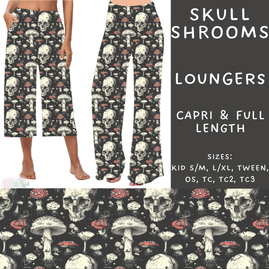 Preorder Custom Styles - Skull Shrooms - Closes 10 Jan - ETA early Apr 2025 Leggings