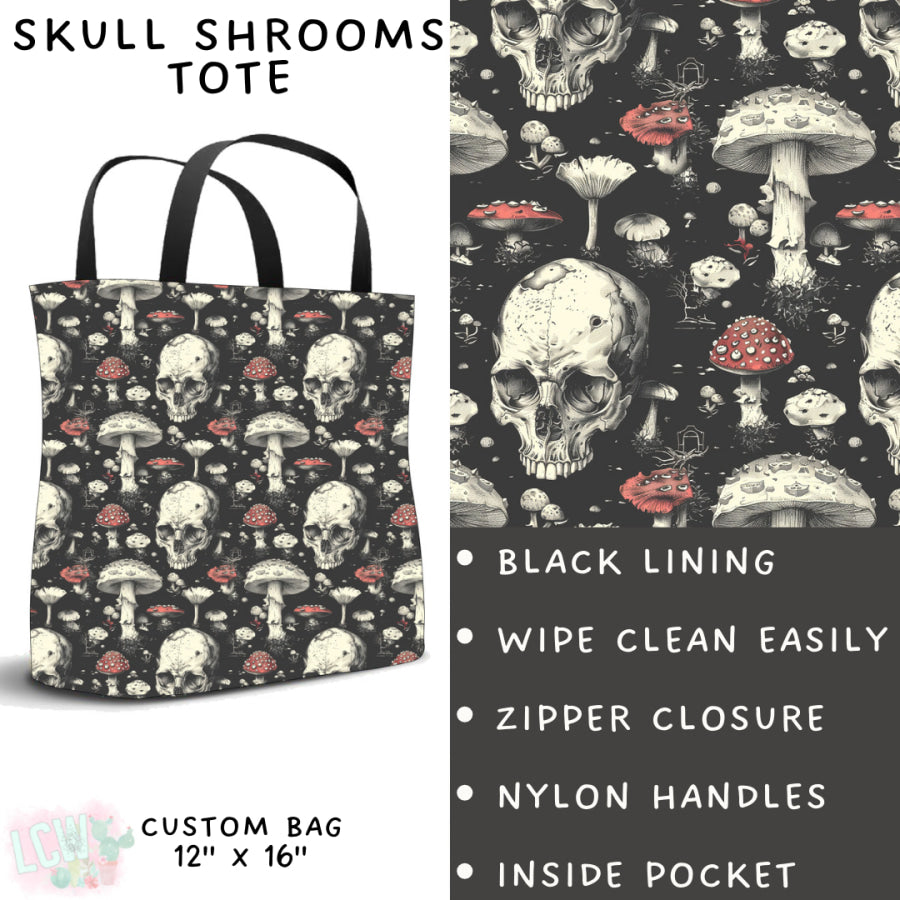 Preorder Custom Styles - Skull Shrooms - Closes 10 Jan - ETA early Apr 2025 Leggings