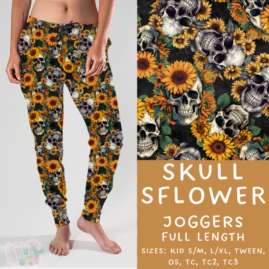 Preorder Custom Styles - Skull Sunflower - Closes 22 Jan - ETA late Apr 2025 Leggings