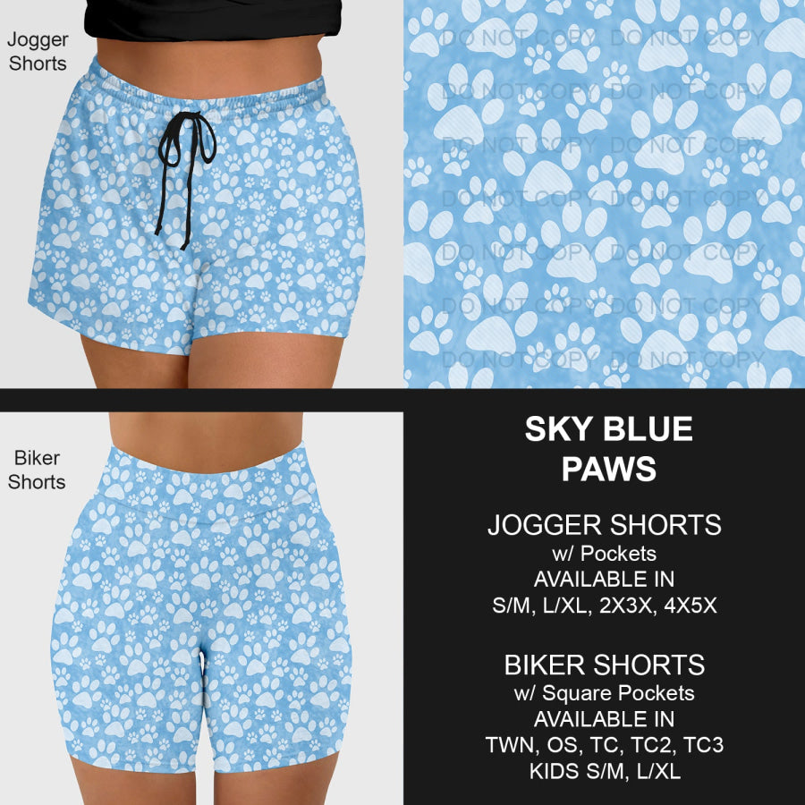 PREORDER Custom Styles - Sky Blue Paws - Closes 18 Mar - ETA mid Jun 2025 Loungewear