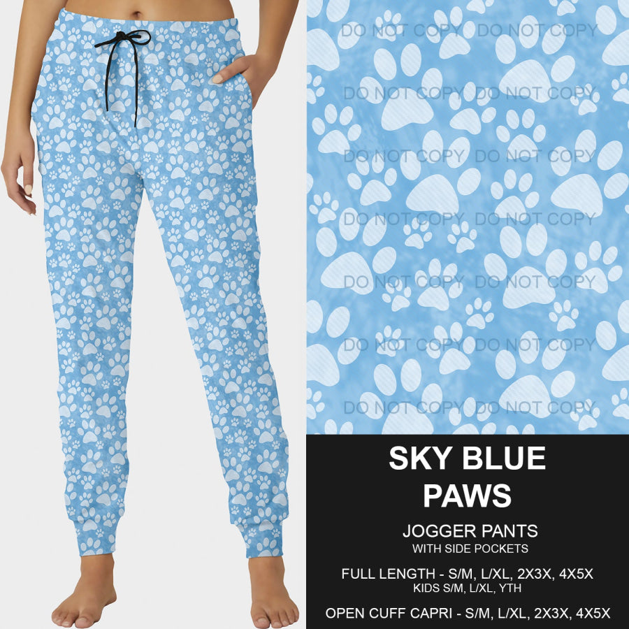 PREORDER Custom Styles - Sky Blue Paws - Closes 18 Mar - ETA mid Jun 2025 Loungewear