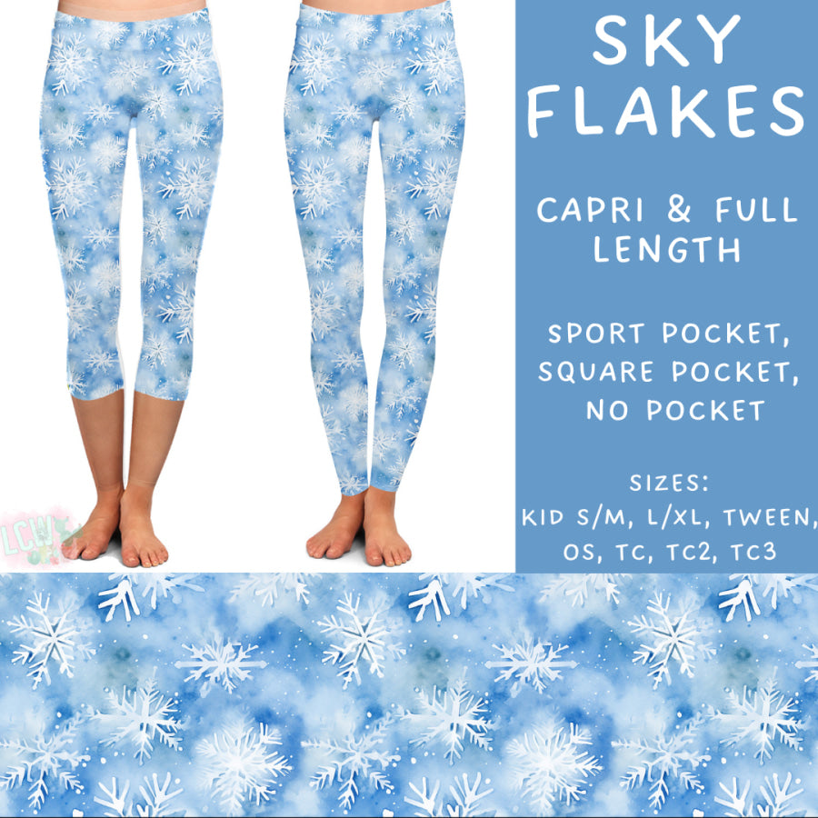 Preorder Custom Styles - Sky Flakes - Closes 22 Nov - ETA early Feb 2025 Leggings