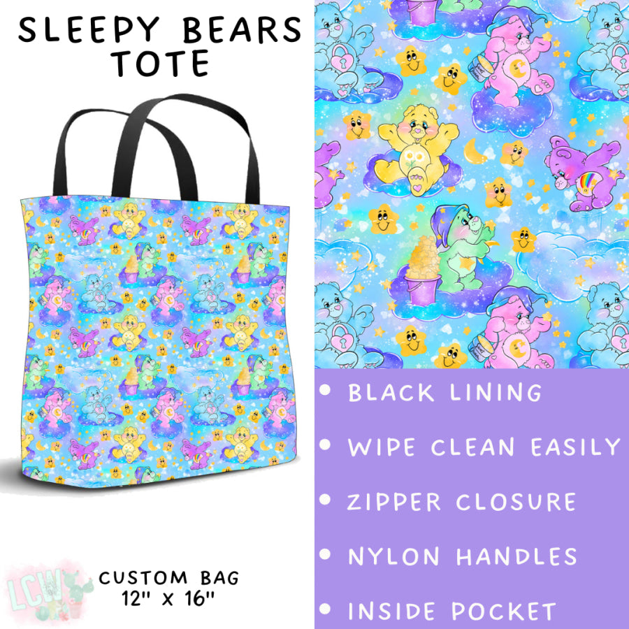 Preorder Custom Styles - Sleepy Bears - Closes 6 Dec - ETA late Feb 2025 Leggings