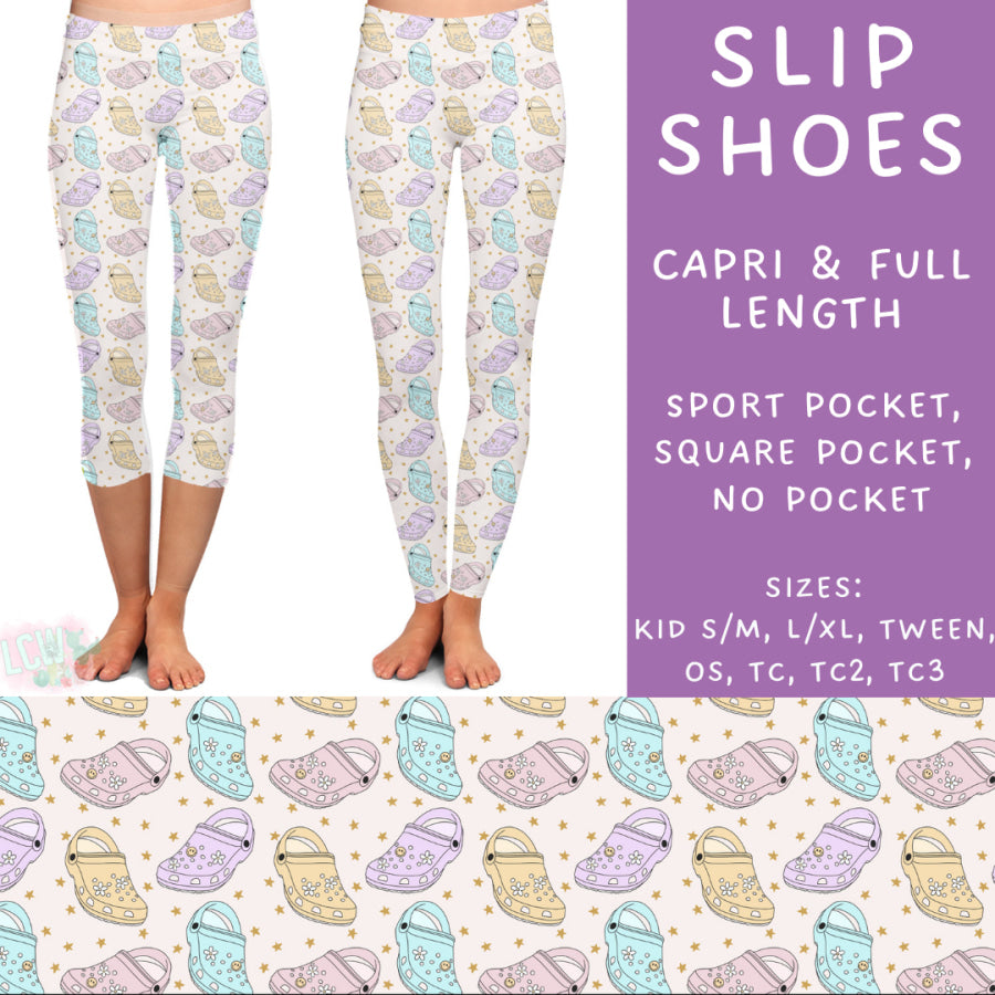 Preorder Custom Styles - Slip Shoes - Closes 6 Dec - ETA late Feb 2025 Leggings