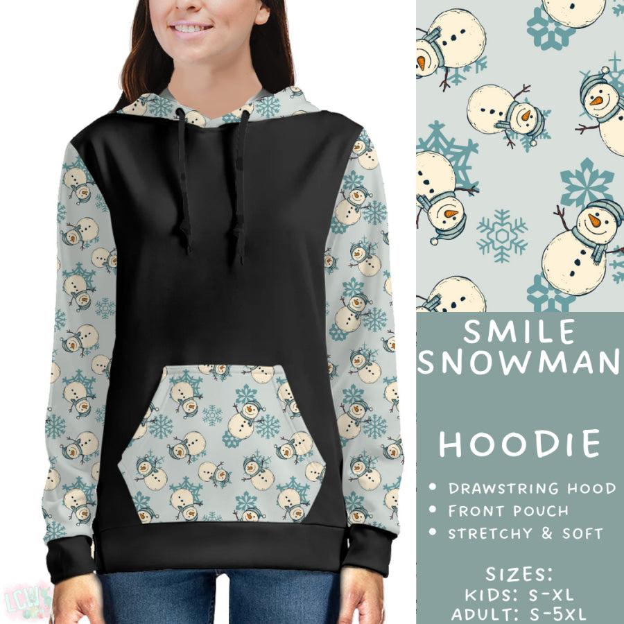 Preorder Custom Styles - Smile Snowman - Closes 22 Nov - ETA early Feb 2025 Leggings