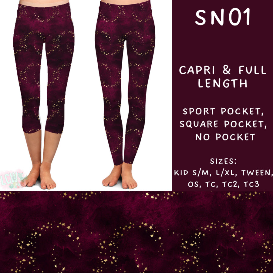 Preorder Custom Styles - SN01 - Closes 13 Jan - ETA late Apr 2025 Leggings