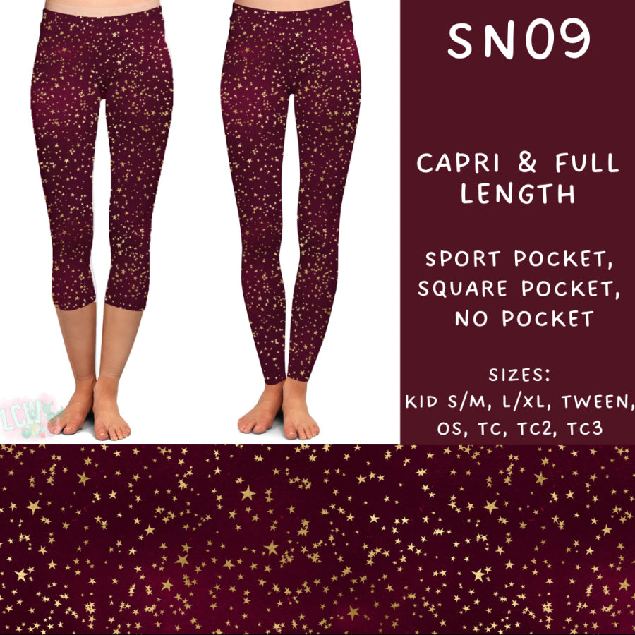 Preorder Custom Styles - SN09 - Closes 13 Jan - ETA late Apr 2025 Leggings