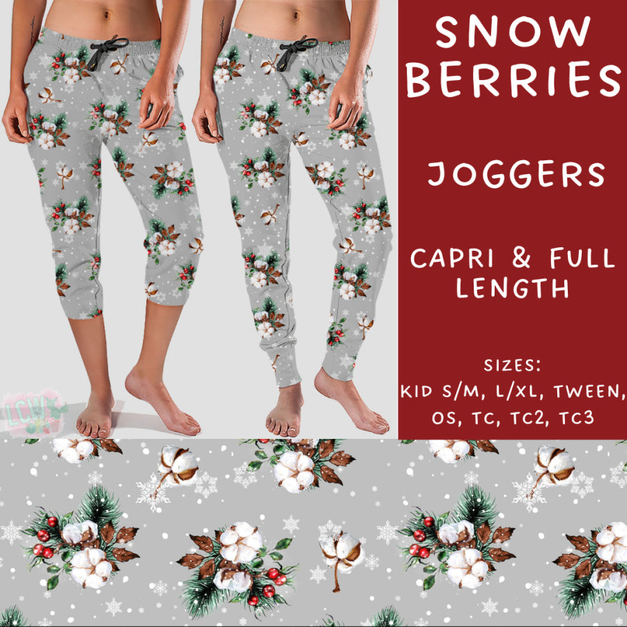 Preorder Custom Styles - Snow Berries - Closes 31 Oct - ETA early Jan 2025 Leggings