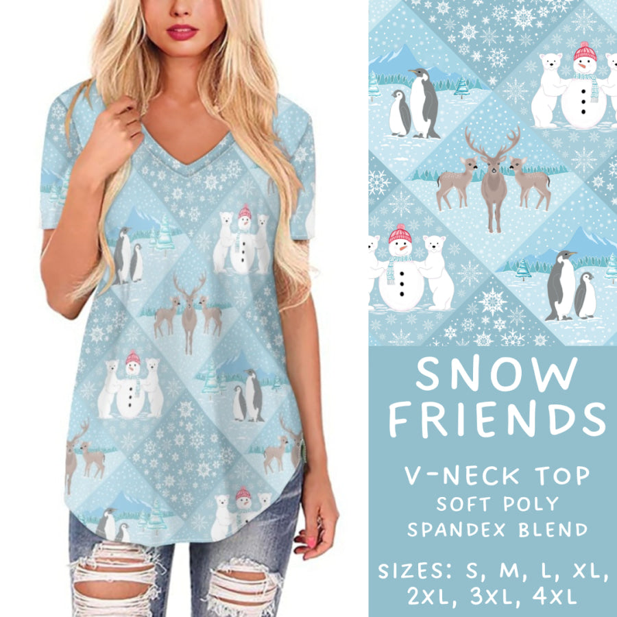 Preorder Custom Styles - Snow Friends - Closes 22 Nov - ETA early Feb 2025 Leggings