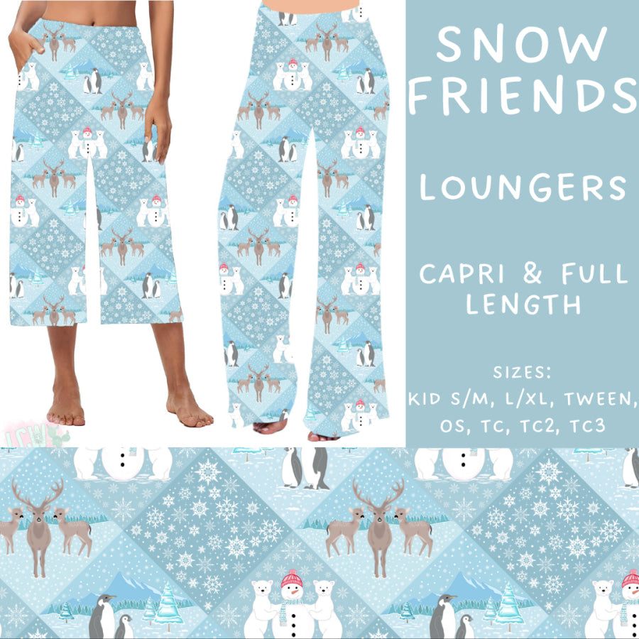 Preorder Custom Styles - Snow Friends - Closes 22 Nov - ETA early Feb 2025 Leggings