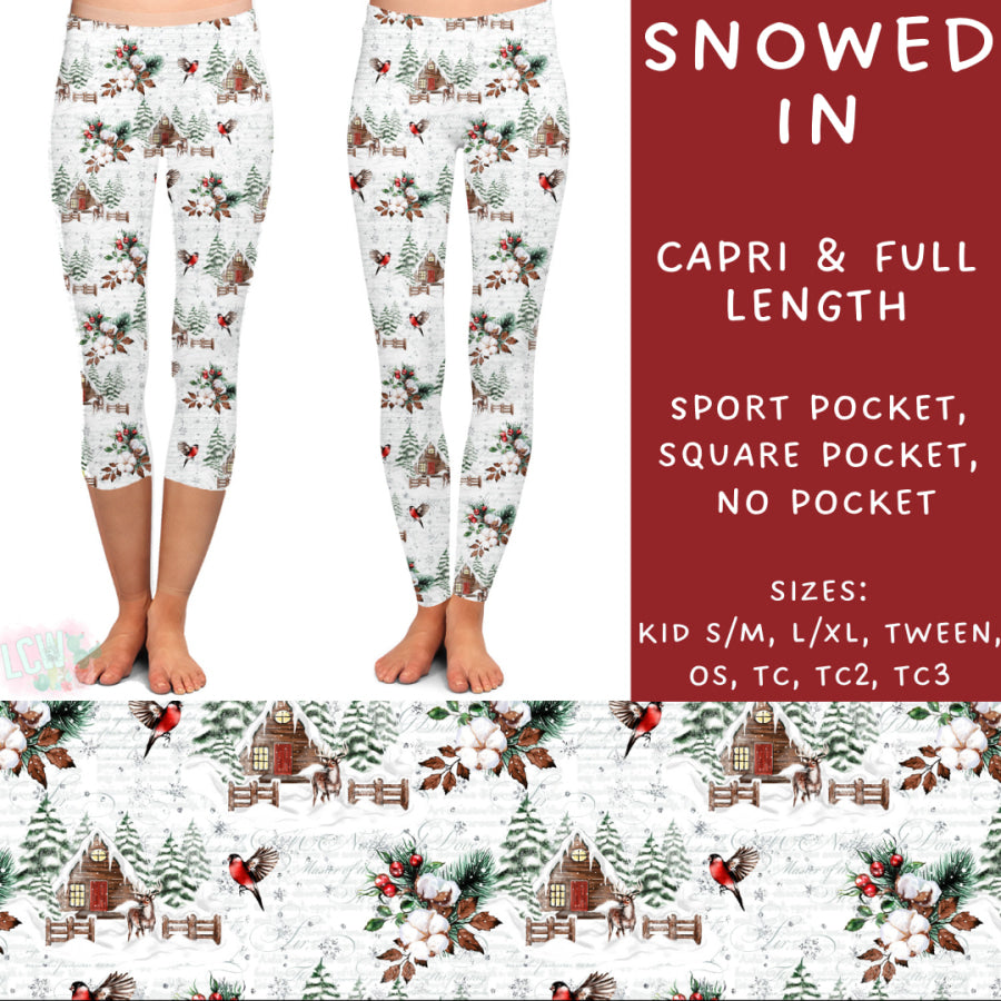 Preorder Custom Styles - Snowed In - Closes 31 Oct - ETA early Jan 2025 Leggings