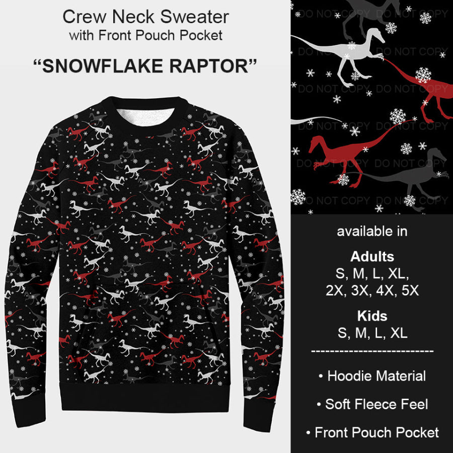 PREORDER Custom Styles - Snowflake Raptor - Closes 22 Jul - ETA late Oct 2025 Loungewear