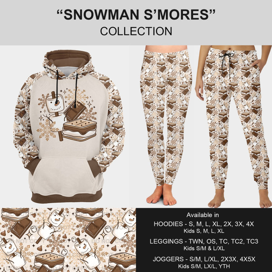 PREORDER Custom Styles - Snowman S’mores - Closes 19 Nov - ETA mid Feb 2025 Loungewear