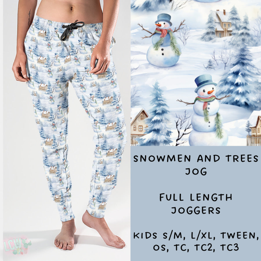 Preorder Custom Styles - Snowmen and Trees - Closes 15 Nov - ETA early Feb 2025 Leggings