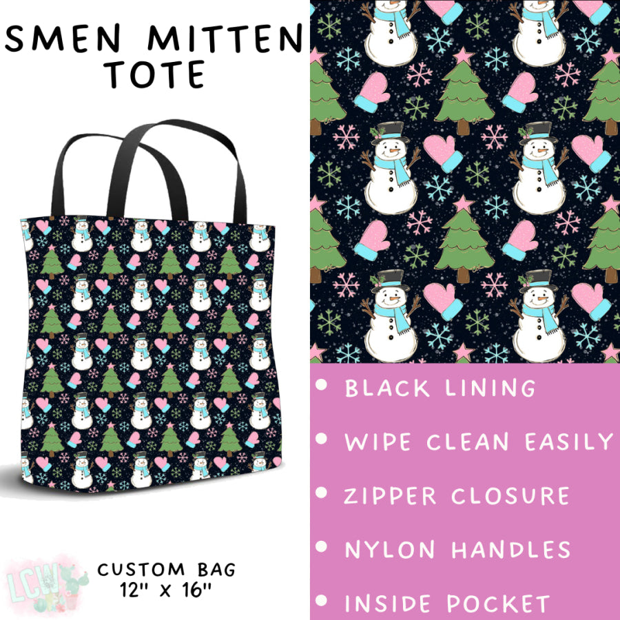 Preorder Custom Styles - Snowmen Mitten - Closes 3 Oct - ETA late Dec 2025 Leggings