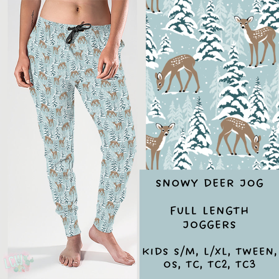 Preorder Custom Styles - Snowy Deer - Closes 15 Nov - ETA early Feb 2025 Leggings