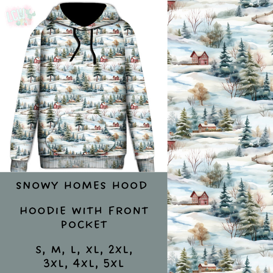 Preorder Custom Styles - Snowy Homes - Closes 15 Nov - ETA early Feb 2025 Leggings