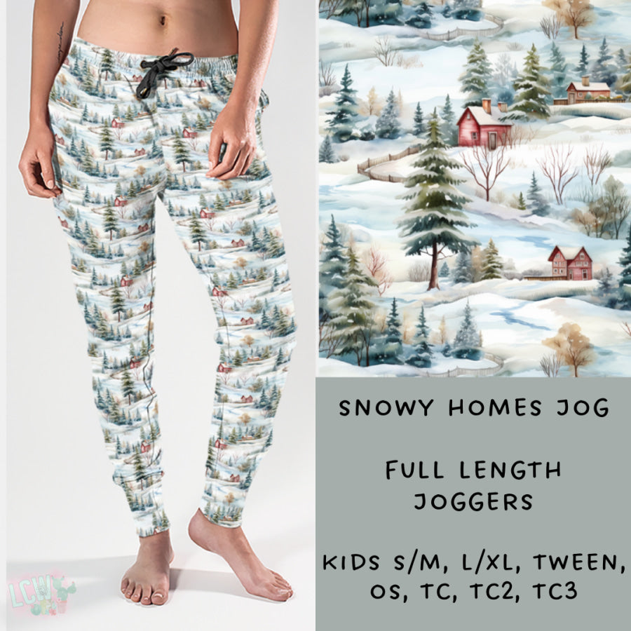 Preorder Custom Styles - Snowy Homes - Closes 15 Nov - ETA early Feb 2025 Leggings