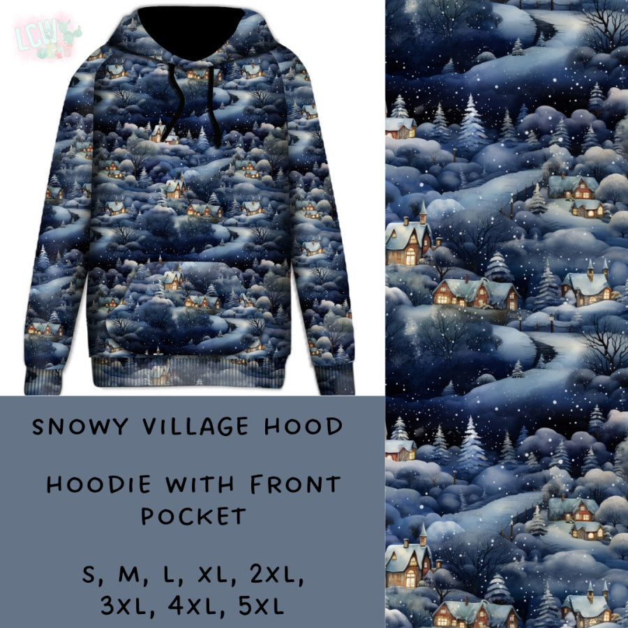 Preorder Custom Styles - Snowy Village - Closes 15 Nov - ETA early Feb 2025 Leggings