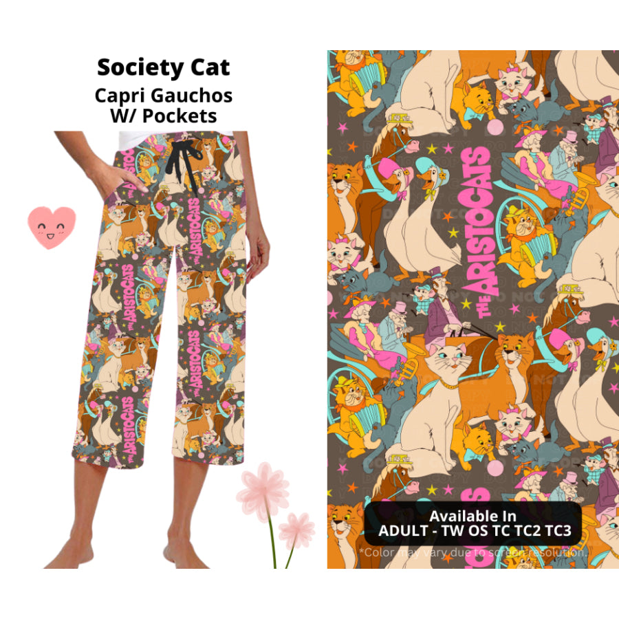 Preorder Custom Styles - Society Cat - Closes 3 Mar - ETA mid Jun 2025 Leggings