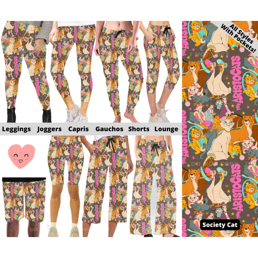 Preorder Custom Styles - Society Cat - Closes 3 Mar - ETA mid Jun 2025 Leggings