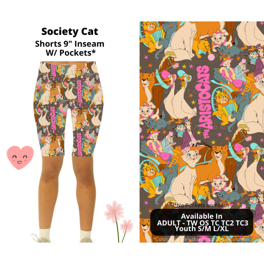 Preorder Custom Styles - Society Cat - Closes 3 Mar - ETA mid Jun 2025 Leggings