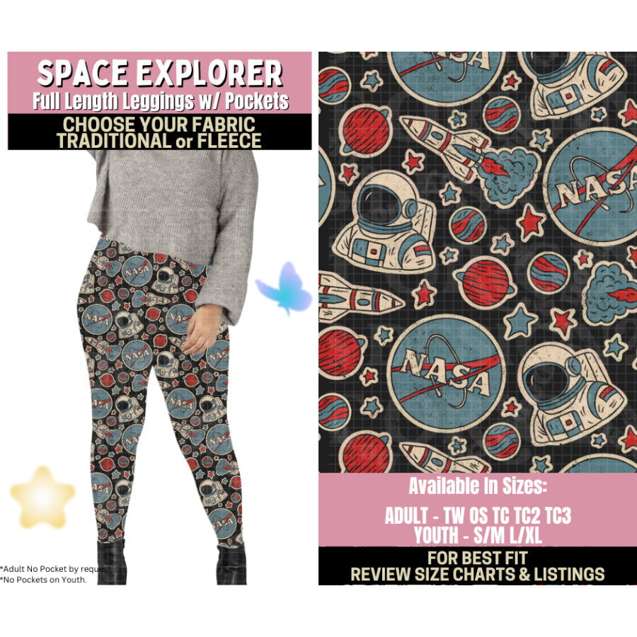 Preorder Custom Styles - Space Explorer - Closes 25 Sep - ETA late Jan 2026 Leggings