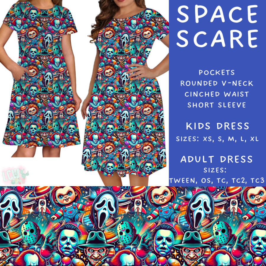 Preorder Custom Styles - Space Scare - Closes 3 Mar - ETA late May 2025 Leggings