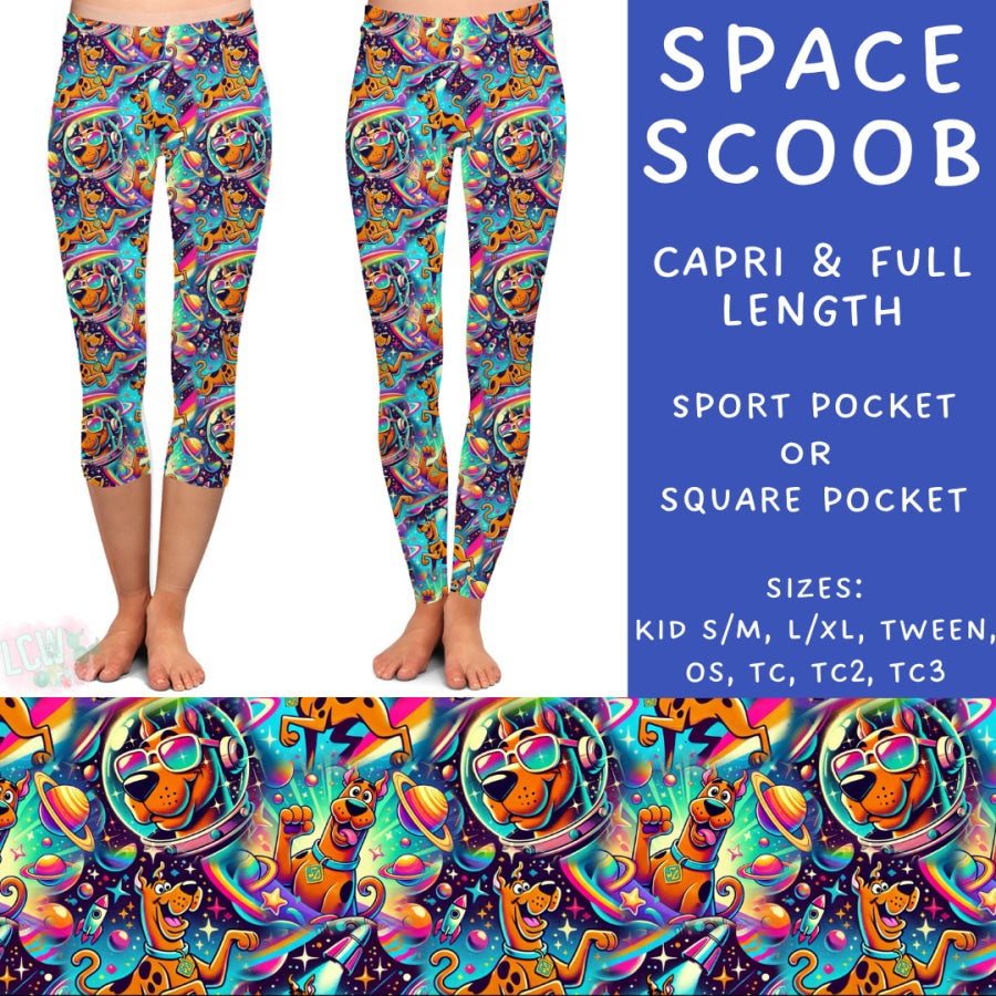 Preorder Custom Styles - Space Scoob - Closes 3 Mar - ETA late May 2025 Leggings