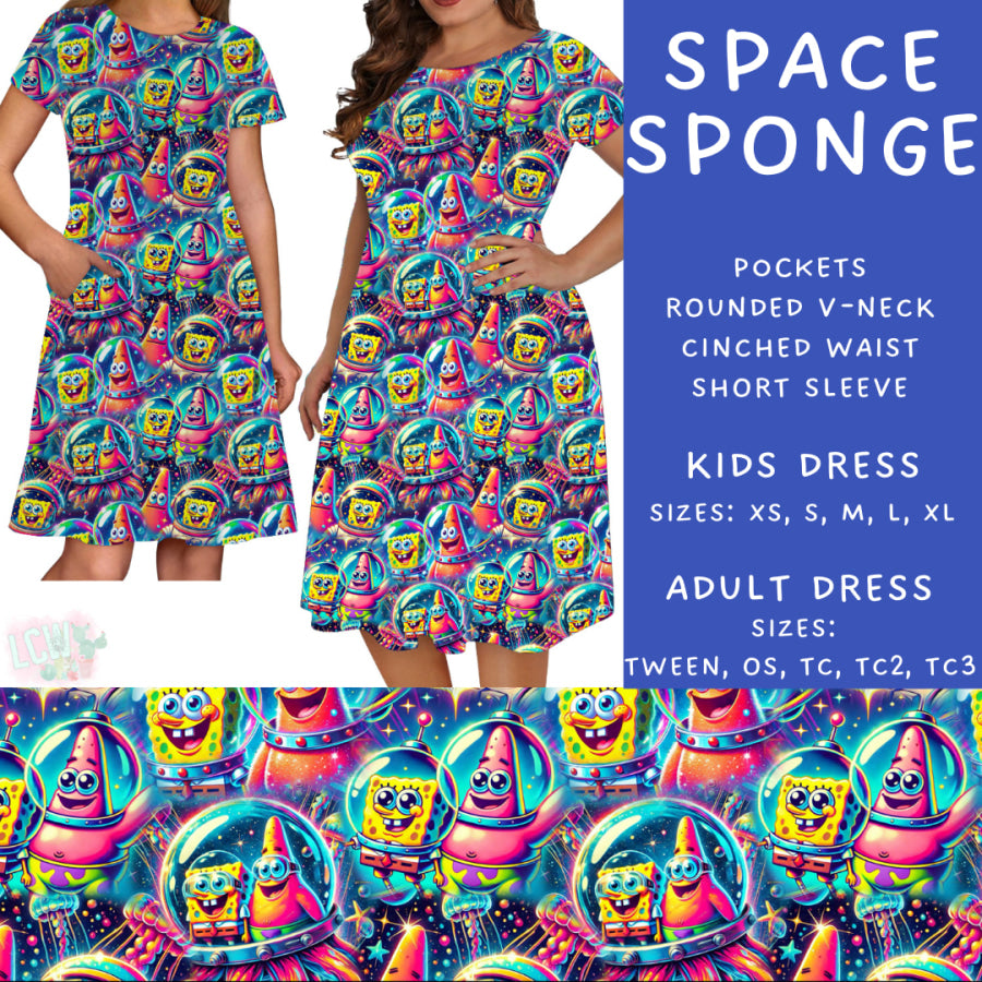 Preorder Custom Styles - Space Sponge - Closes 3 Mar - ETA late May 2025 Leggings