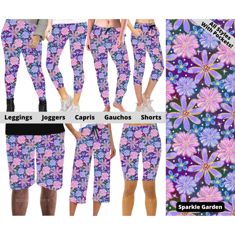 Preorder Custom Styles - Sparkle Garden - Closes 17 Mar - ETA late Jun 2025 Leggings