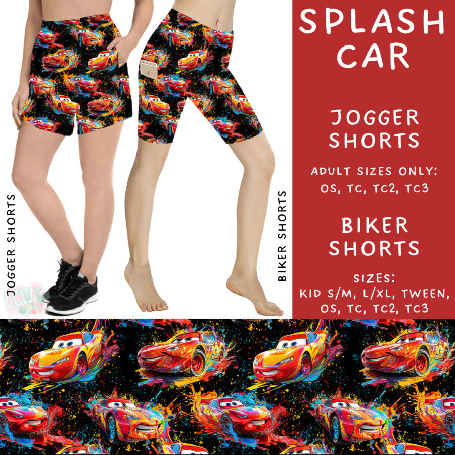 Preorder Custom Styles - Splash Car - Closes 18 Nov - ETA early Feb 2025 Leggings